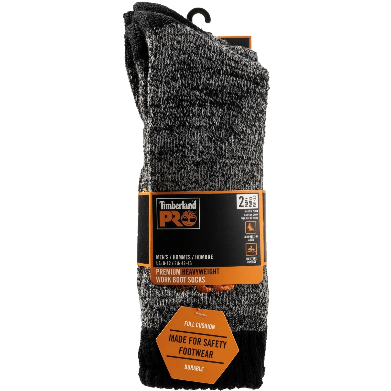 2 Pair Timberland Pro Heavyweight Boot Socks