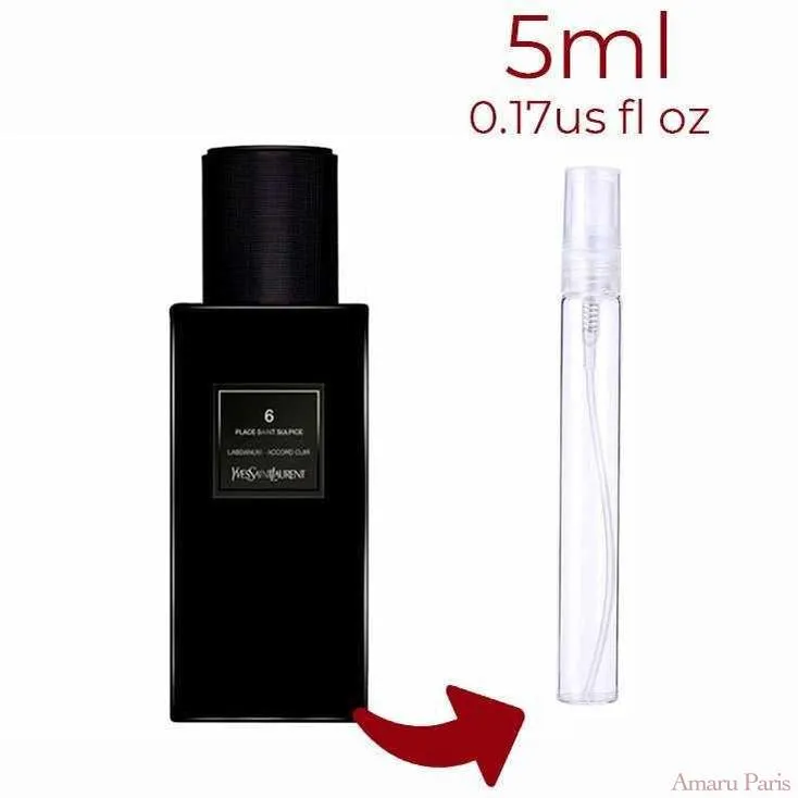 6 place Saint Sulpice Yves Saint Laurent for women and men Decant Samples