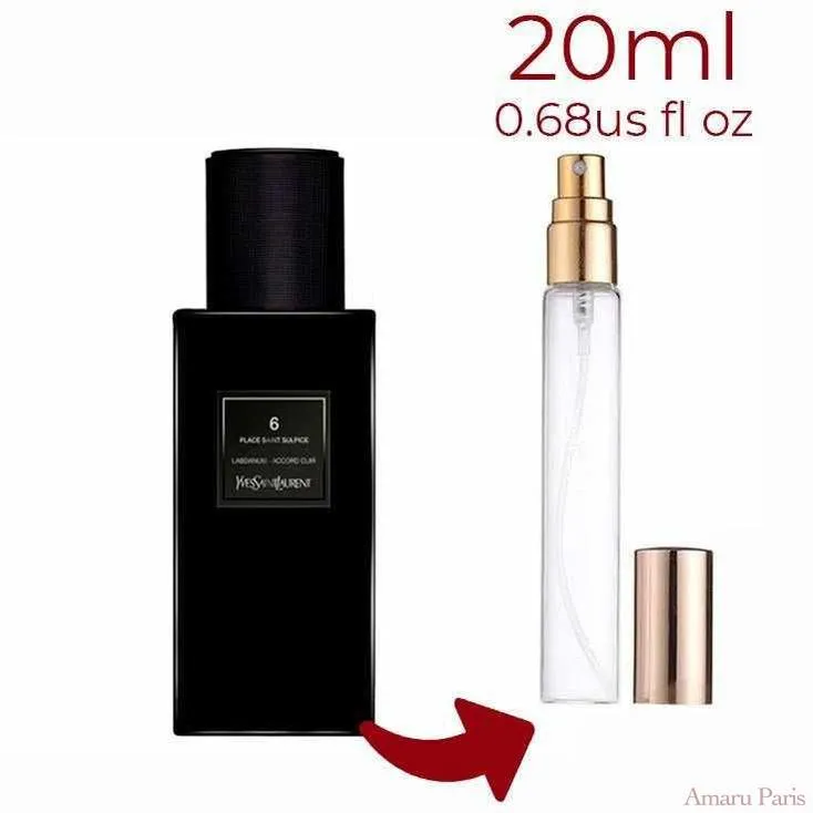 6 place Saint Sulpice Yves Saint Laurent for women and men Decant Samples