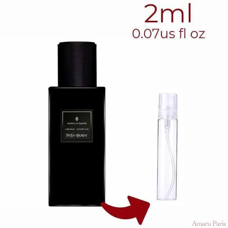 6 place Saint Sulpice Yves Saint Laurent for women and men Decant Samples
