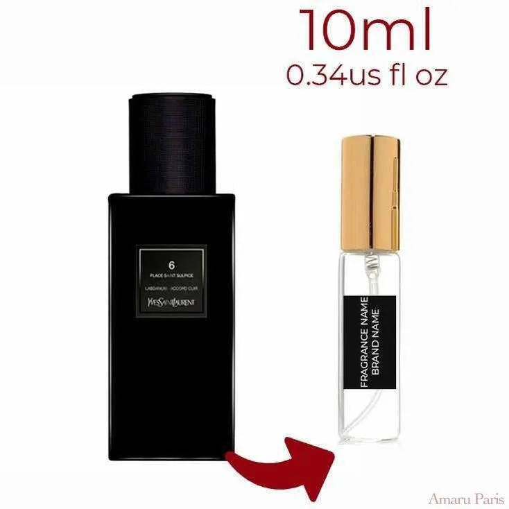 6 place Saint Sulpice Yves Saint Laurent for women and men Decant Samples