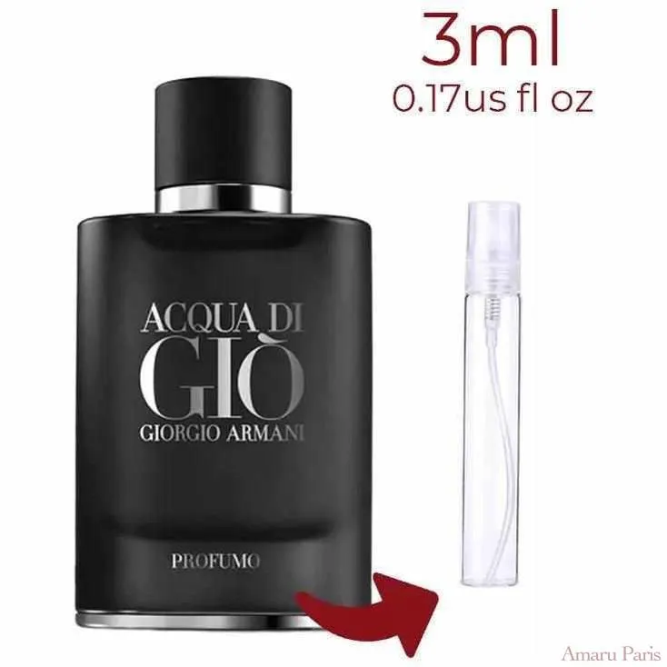 Acqua di Giò Profumo Giorgio Armani for men Decant Fragrance Samples