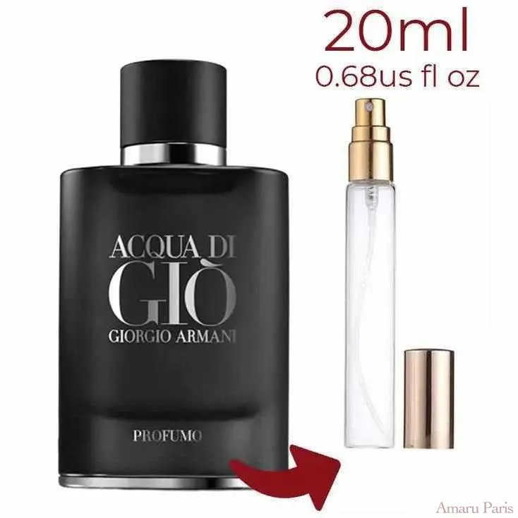Acqua di Giò Profumo Giorgio Armani for men Decant Fragrance Samples