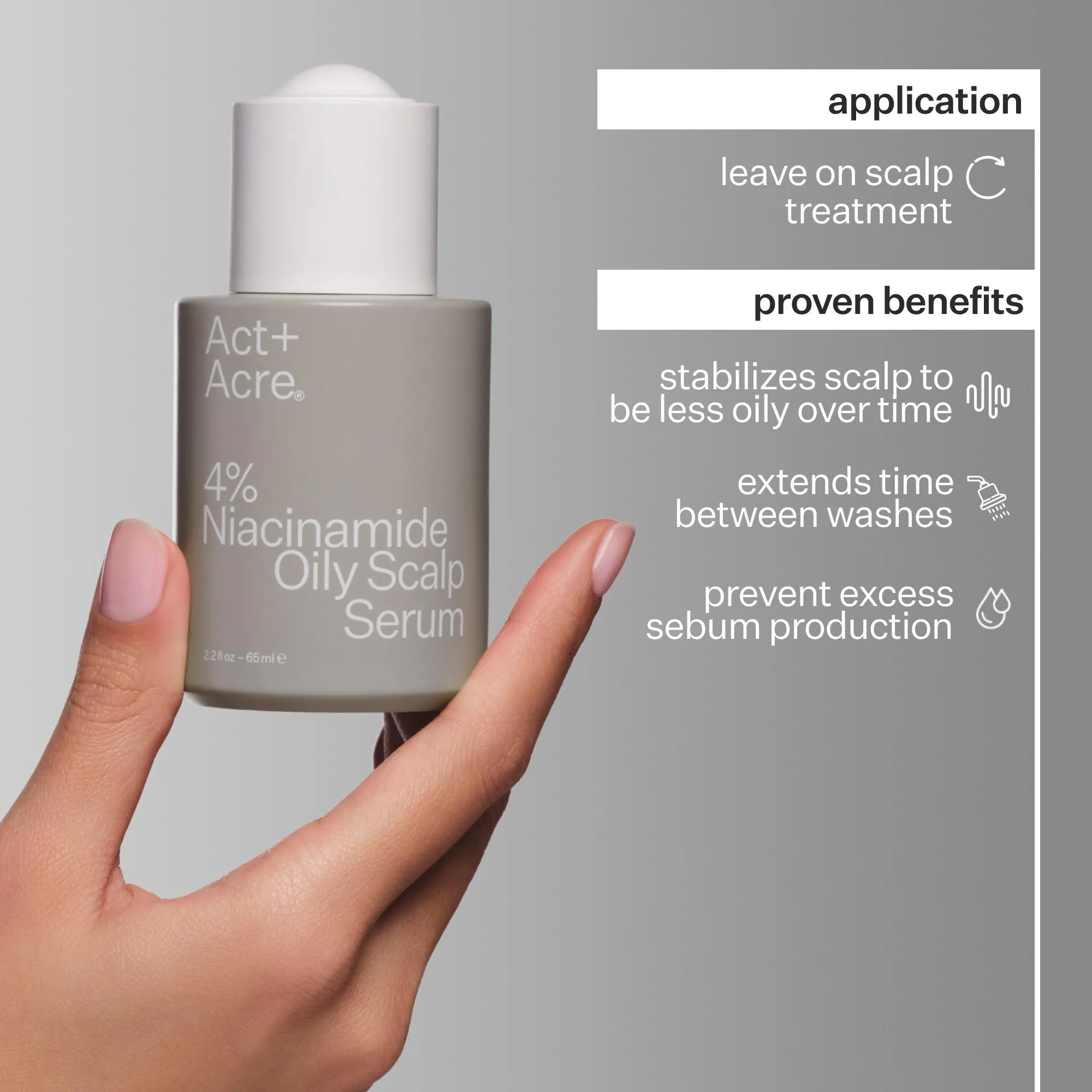 Act Acre 4% Niacinamide Oily Scalp Serum