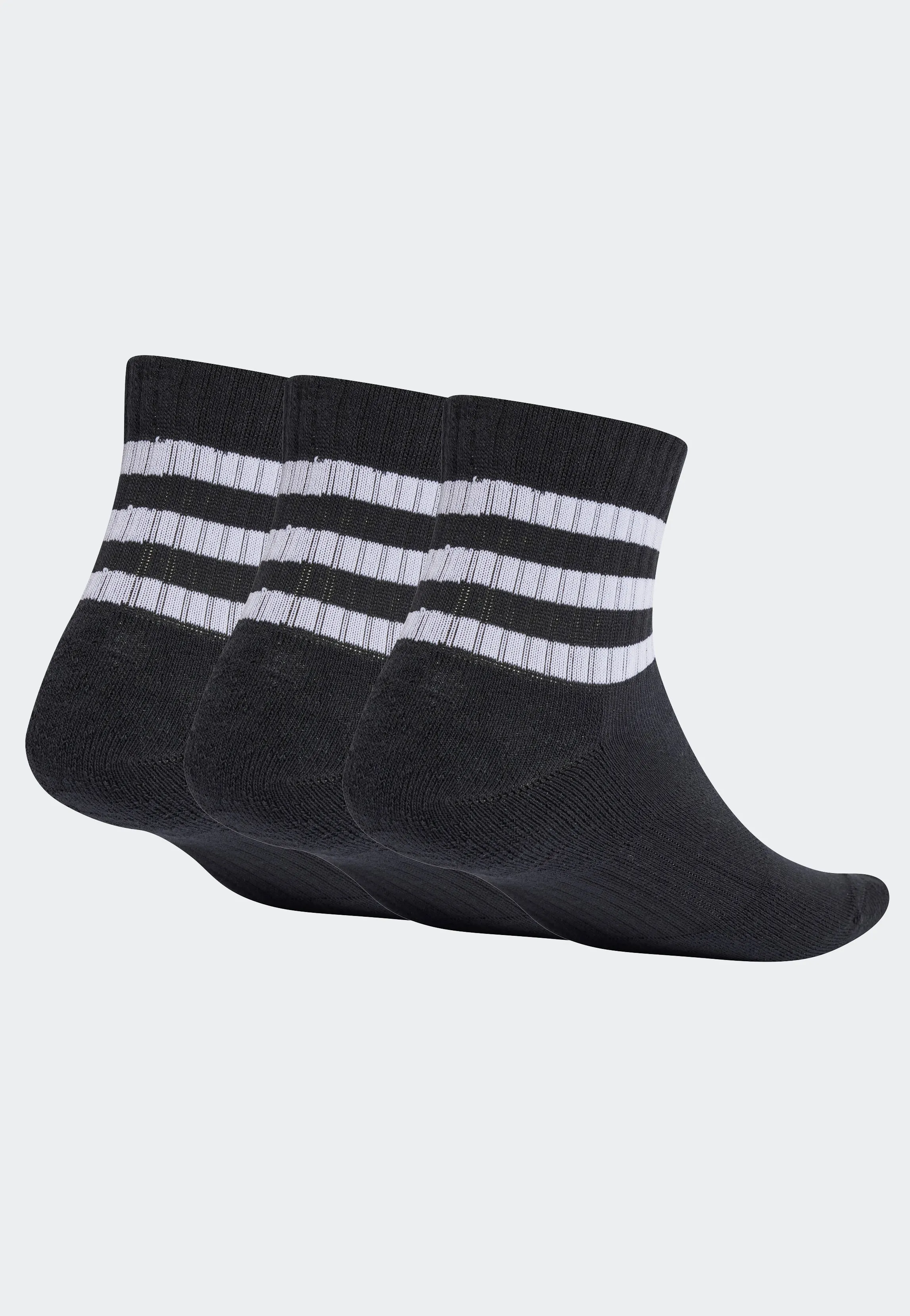 Adidas - 3S C Spw Mid Pack Of 3 Black/White - Socks