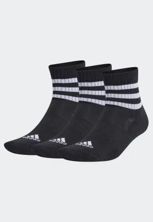 Adidas - 3S C Spw Mid Pack Of 3 Black/White - Socks