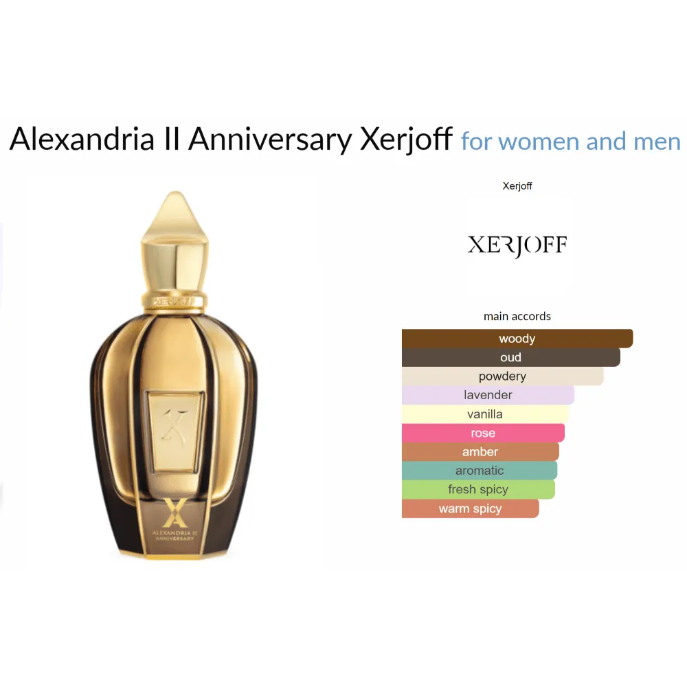 Alexandria II Anniversary Xerjoff for women and men