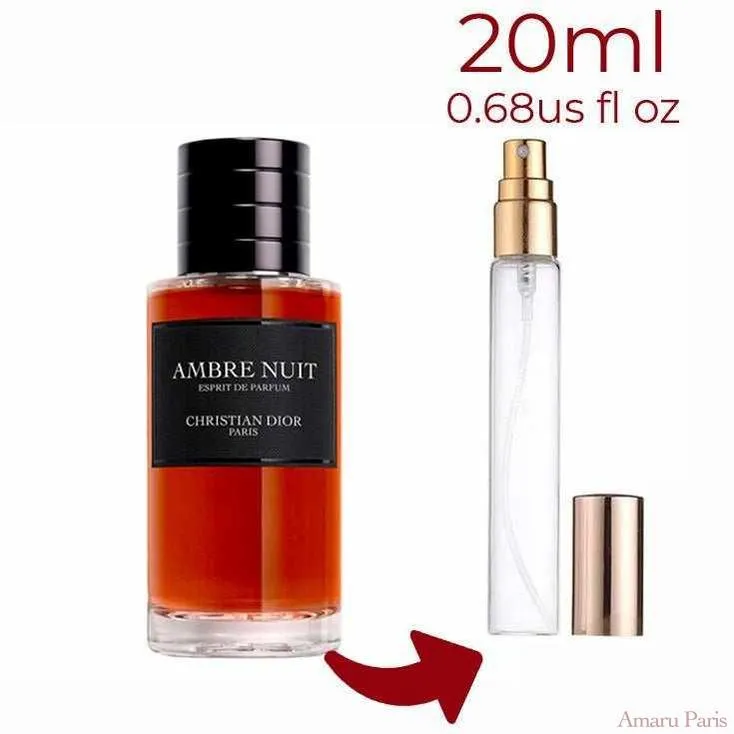 Ambre Nuit Esprit De Parfum Dior for women and men Decant Samples