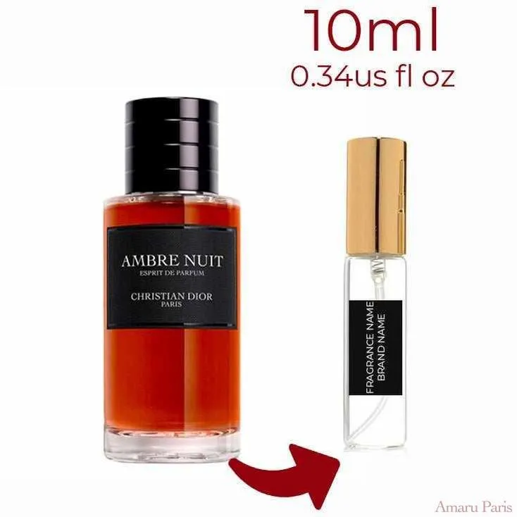 Ambre Nuit Esprit De Parfum Dior for women and men Decant Samples