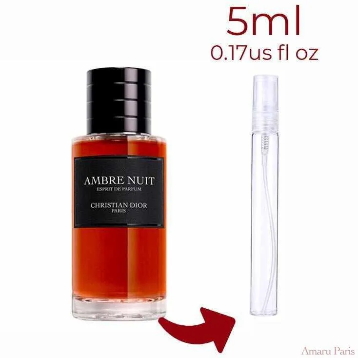 Ambre Nuit Esprit De Parfum Dior for women and men Decant Samples