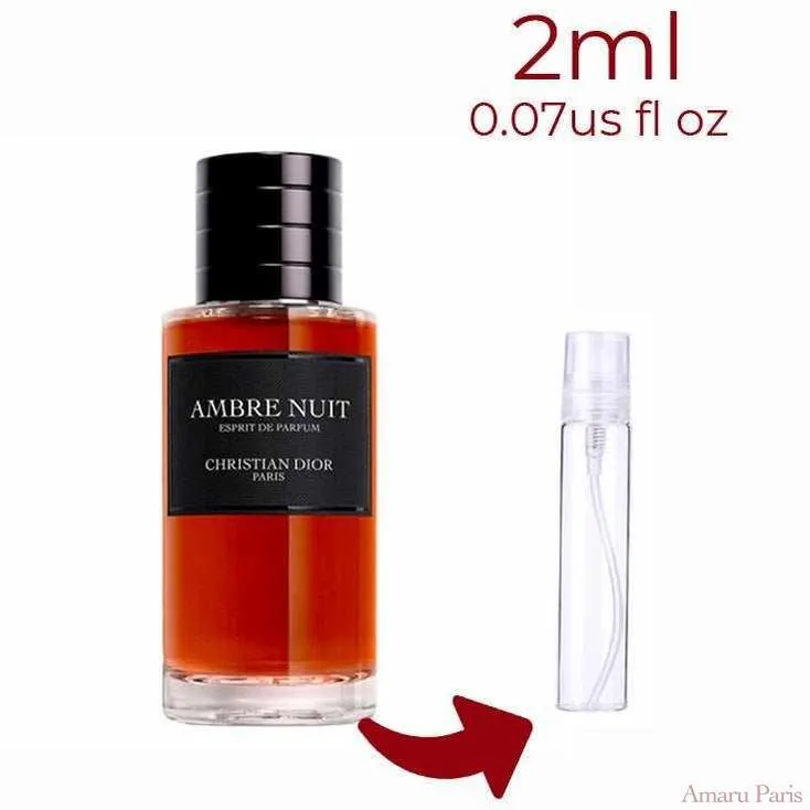 Ambre Nuit Esprit De Parfum Dior for women and men Decant Samples