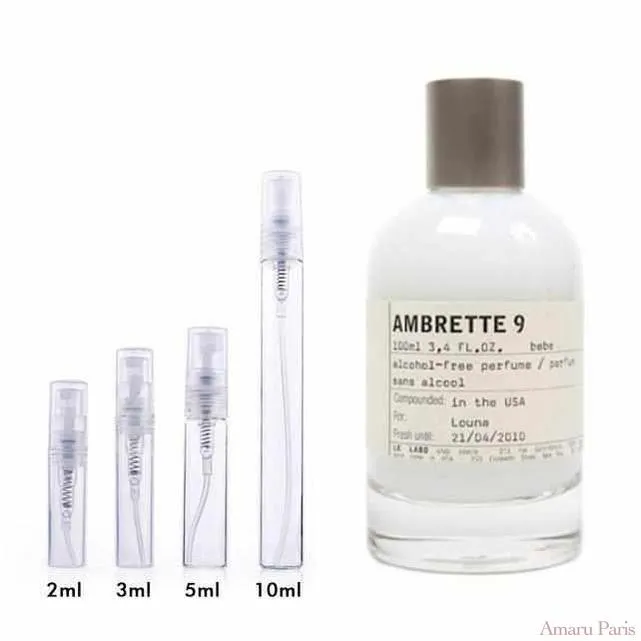 Ambrette 9 Le Labo for women and men Decant Samples