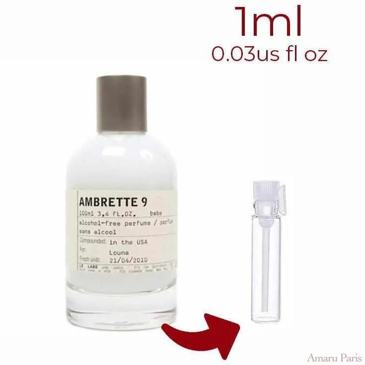 Ambrette 9 Le Labo for women and men Decant Samples