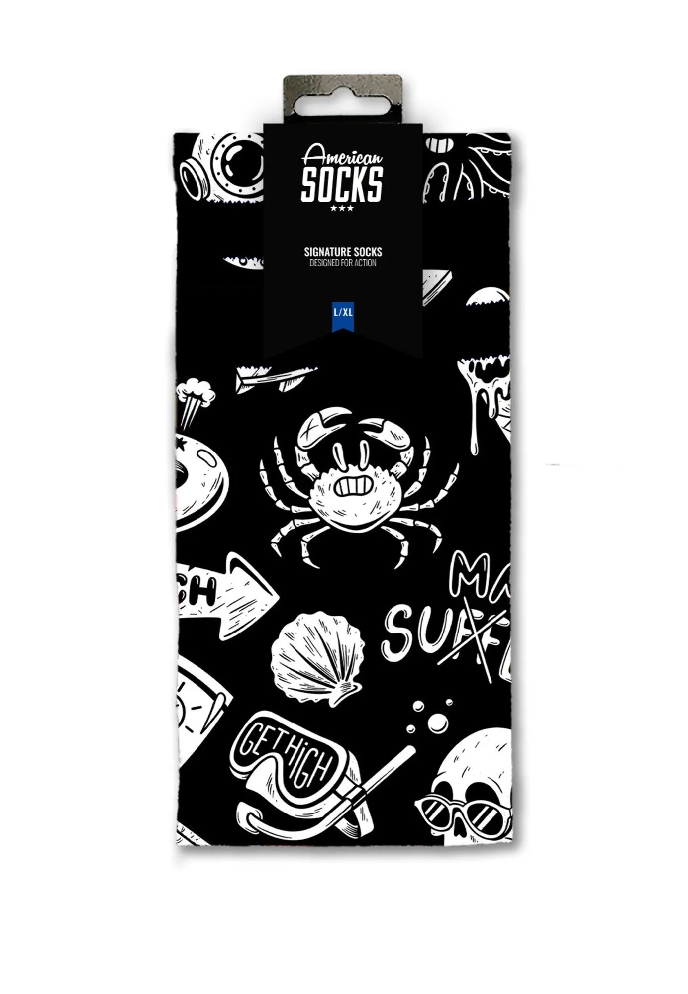 American Socks - Hella Hot Mid High  - Socks