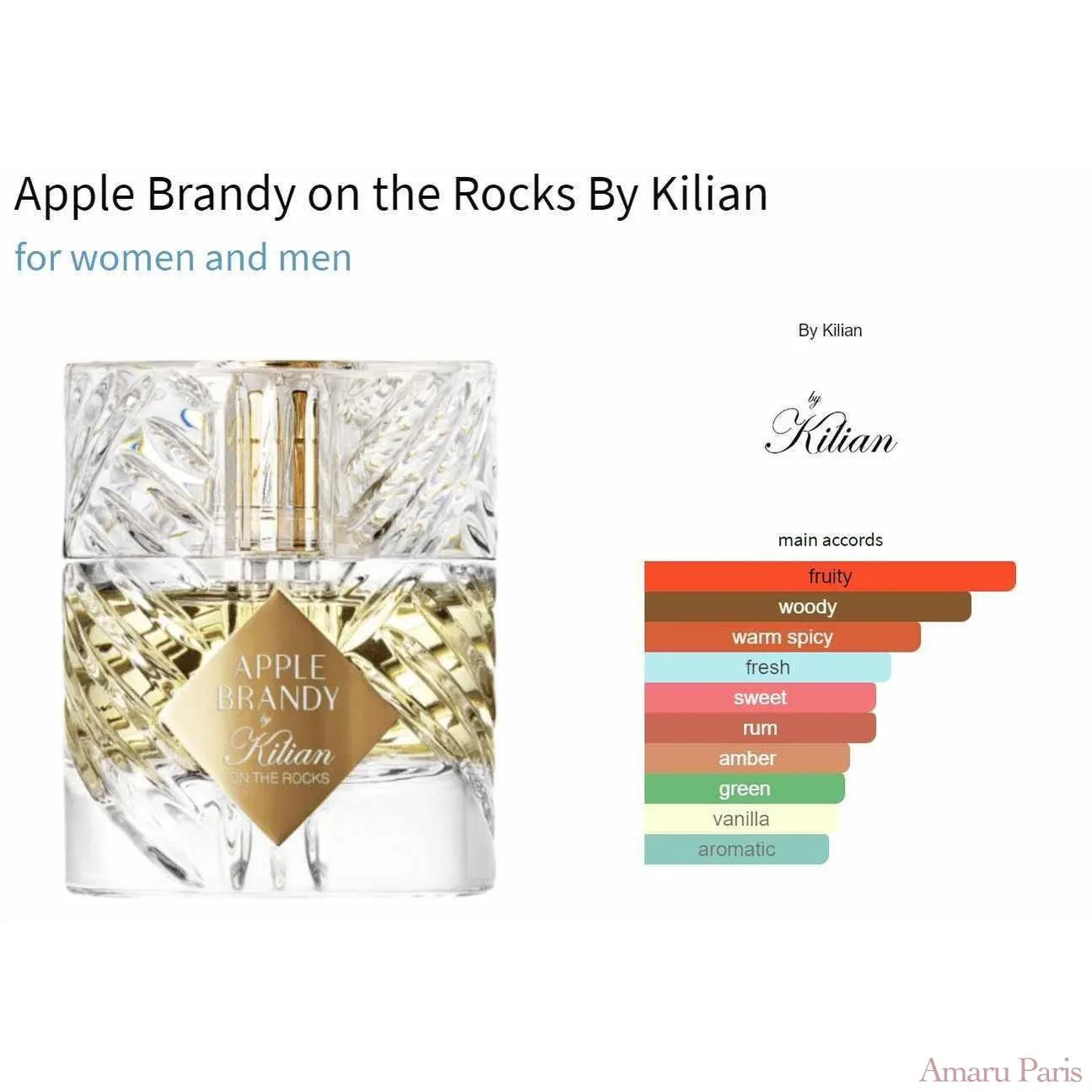 Apple Brandy on the Rocks By Kilian for women and men Decant Fragrance Samples