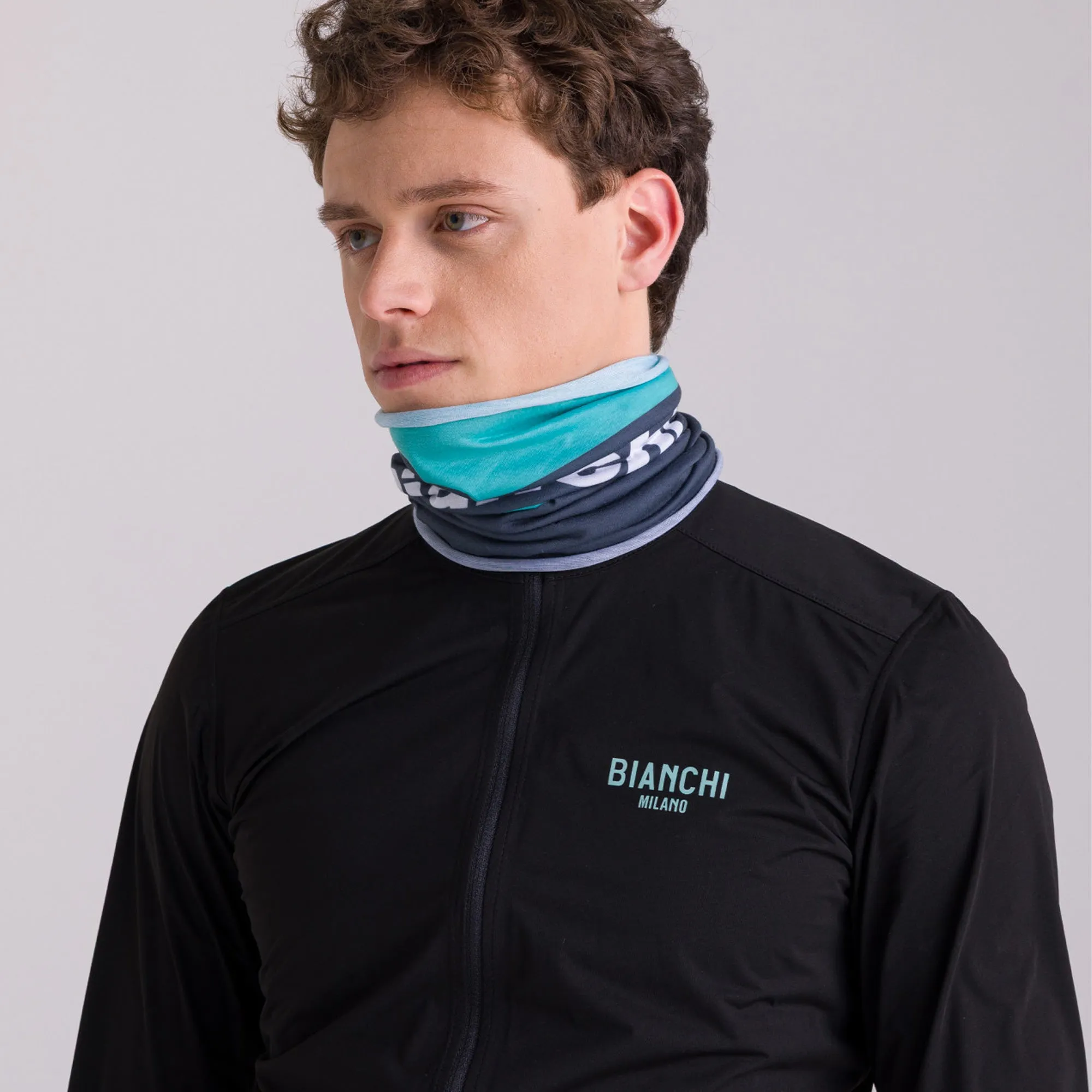 Bianchi Classic neck warmer - Grey
