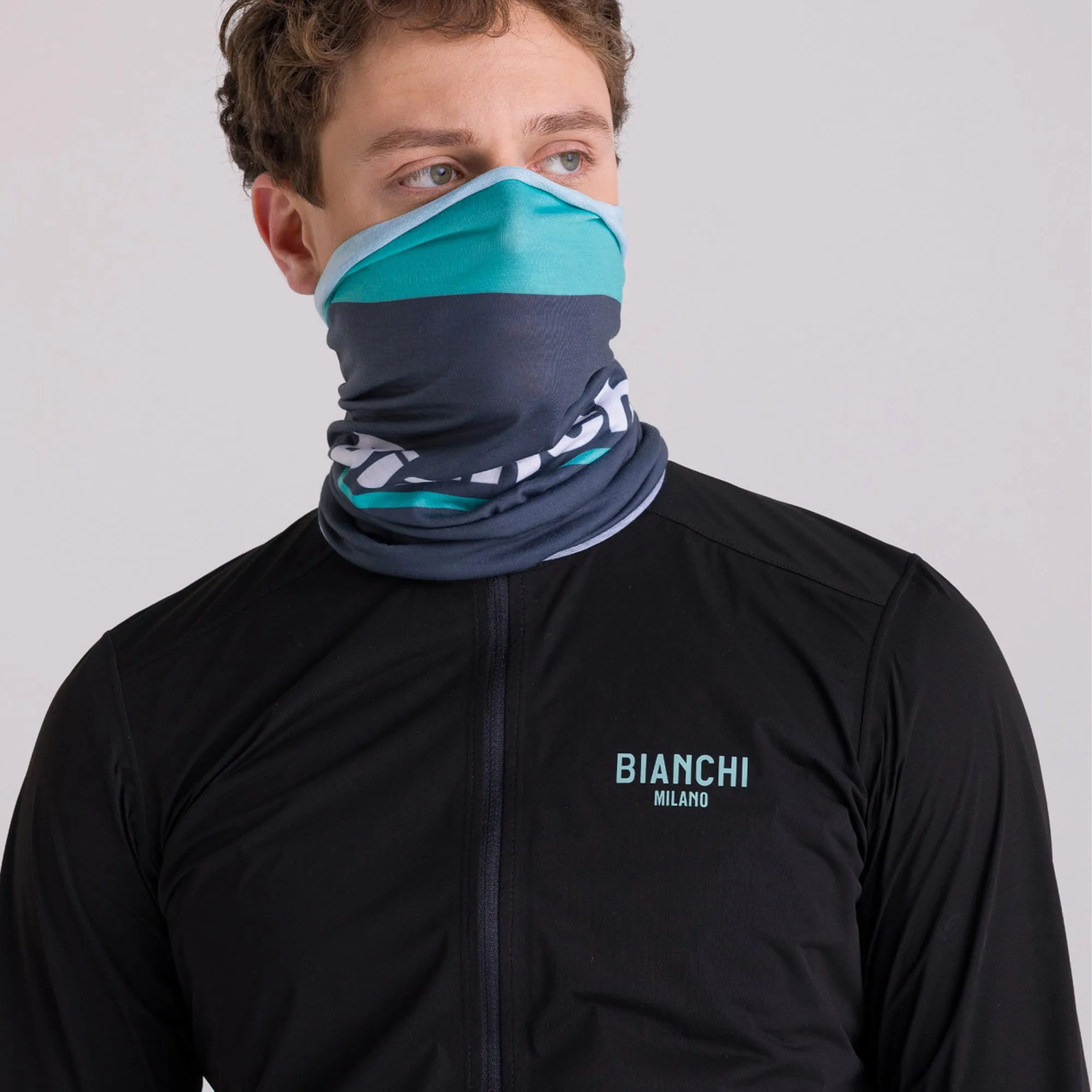 Bianchi Classic neck warmer - Grey