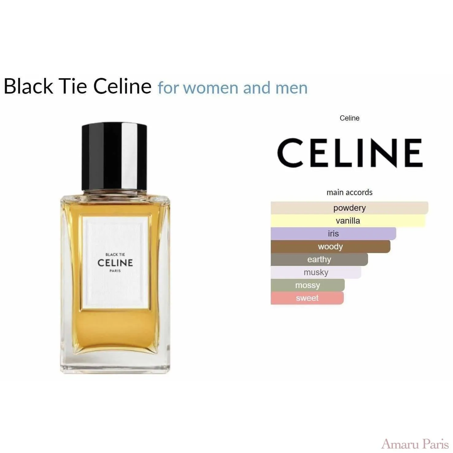 Black Tie Celine for women and men Decant Samples