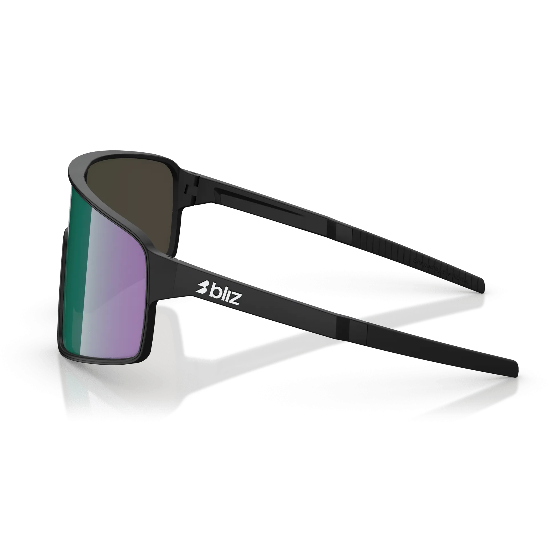 Bliz P001 sunglasses - Matt Black Brown W Green Multi