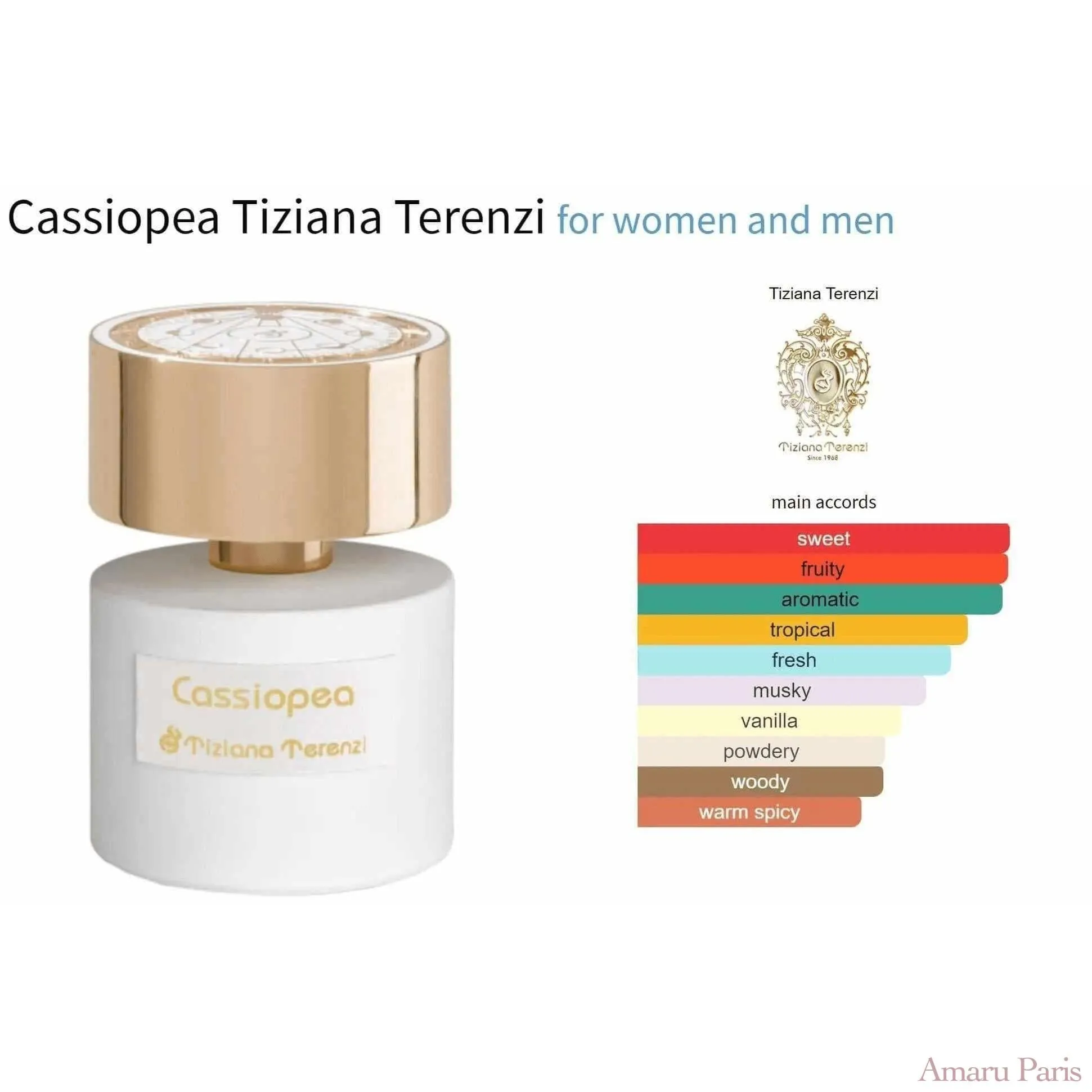 Cassiopea Tiziana Terenzi for women and men Decant Fragrance Samples