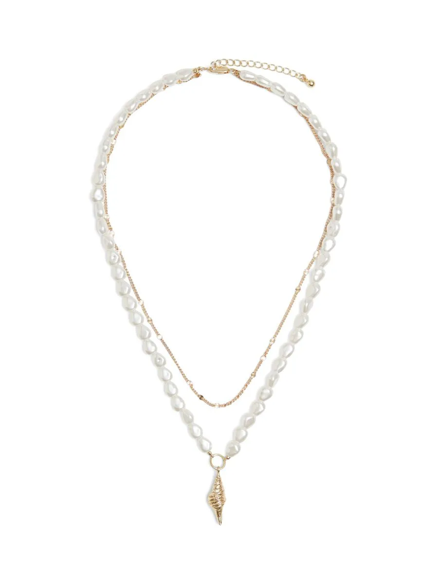 Catrina Layered Necklace (Gold)