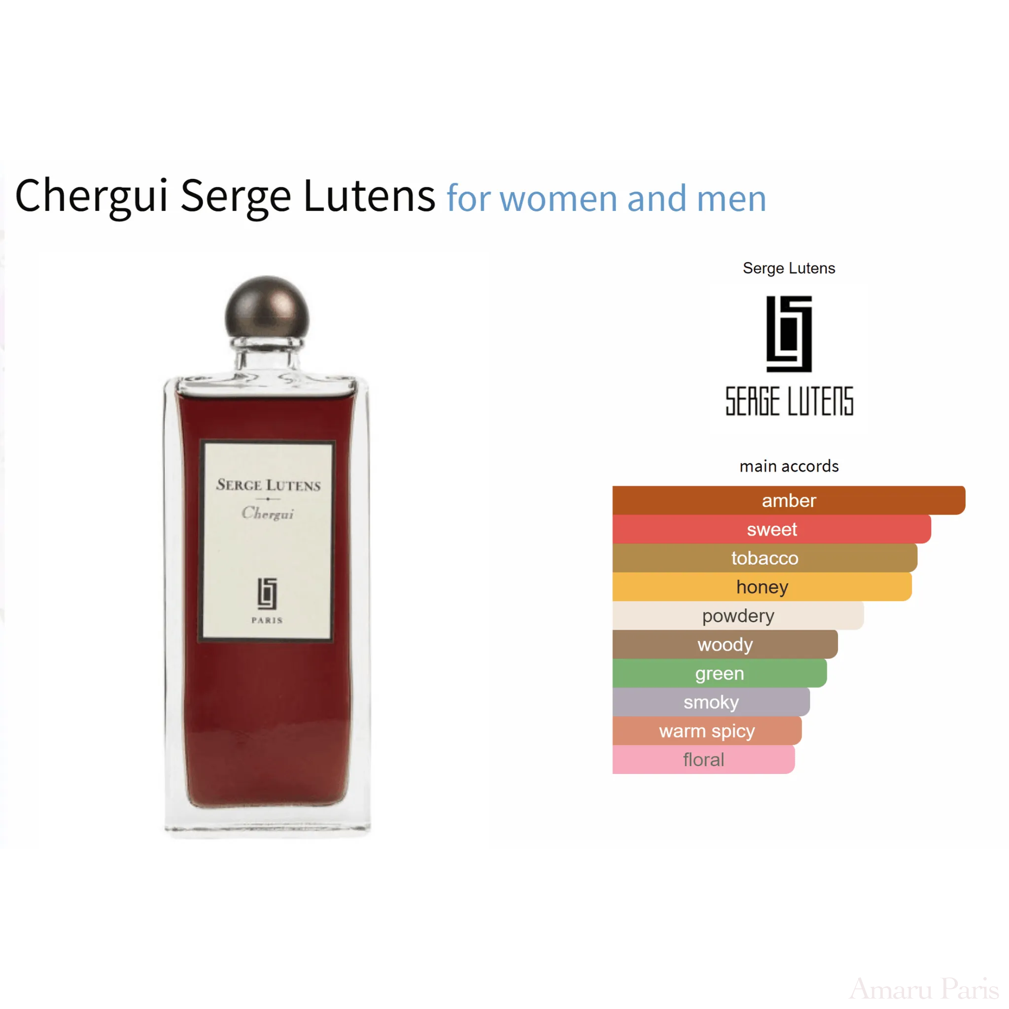 Chergui Serge Lutens for women and men