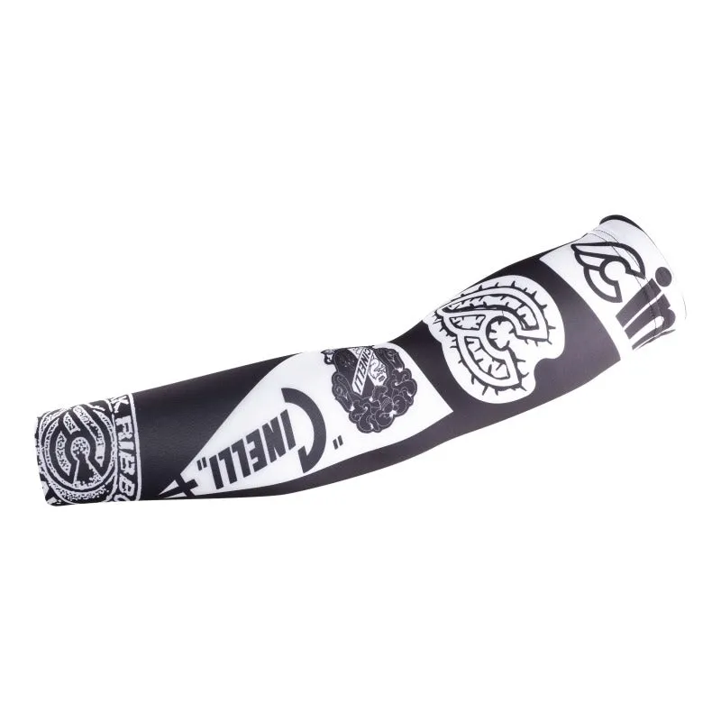 Cinelli Tempo arm warmers - Black white