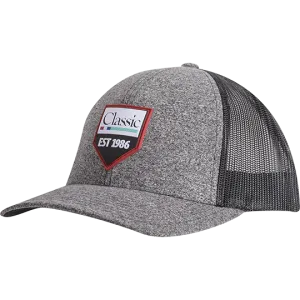 Classic Equine Grey and Black Mesh Cap