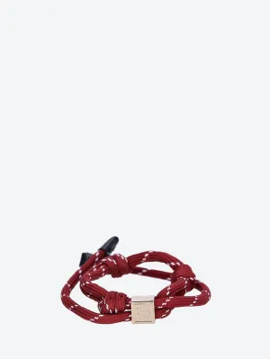 Cord and nylon bracelet