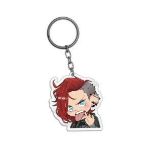 DamienDreadVT F Off Keychain