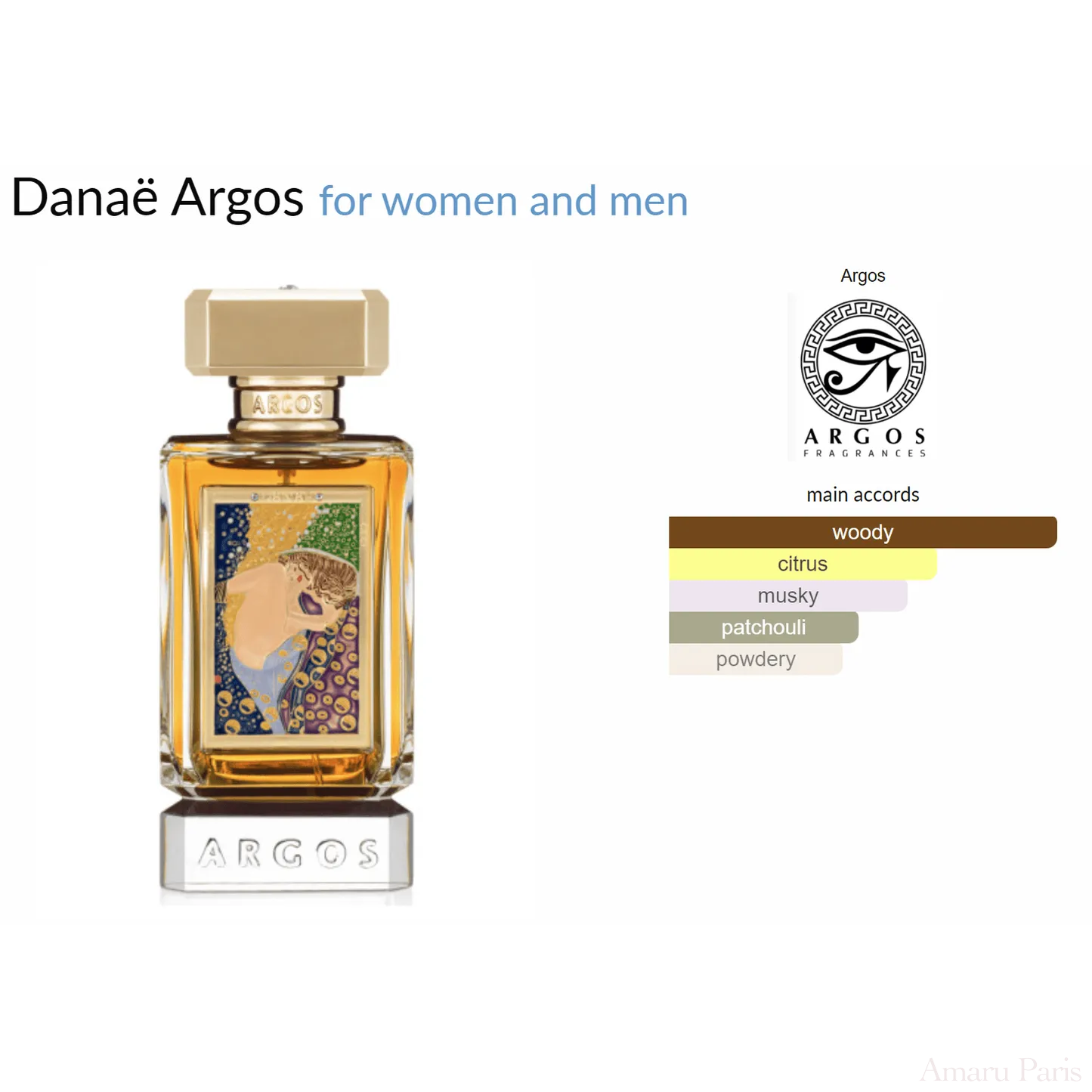 Danaë Argos for women and men Decant Samples