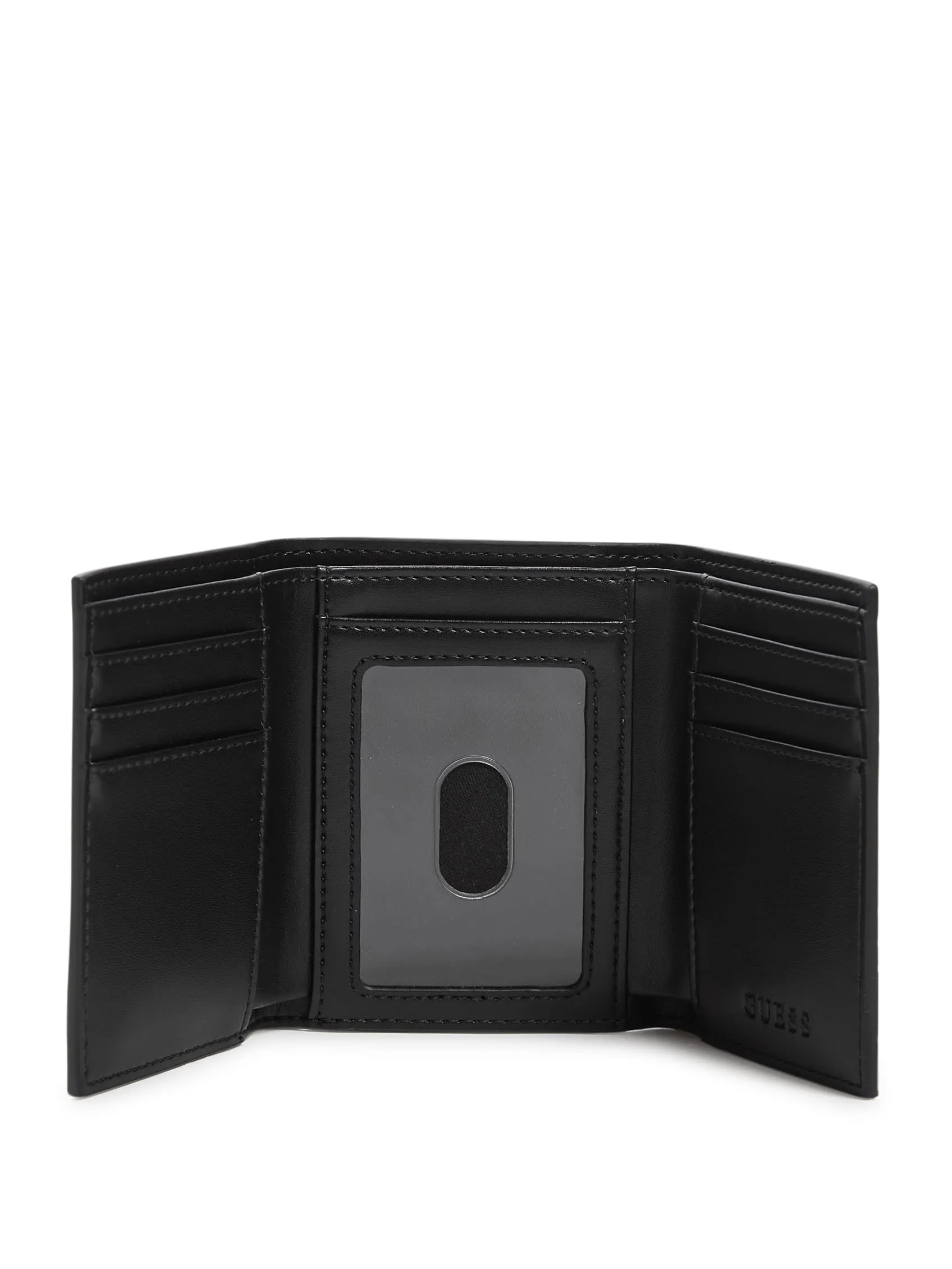 Debossed Logo Trifold Wallet