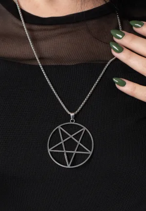 Easure - Classic Pentagram Silver - Necklace