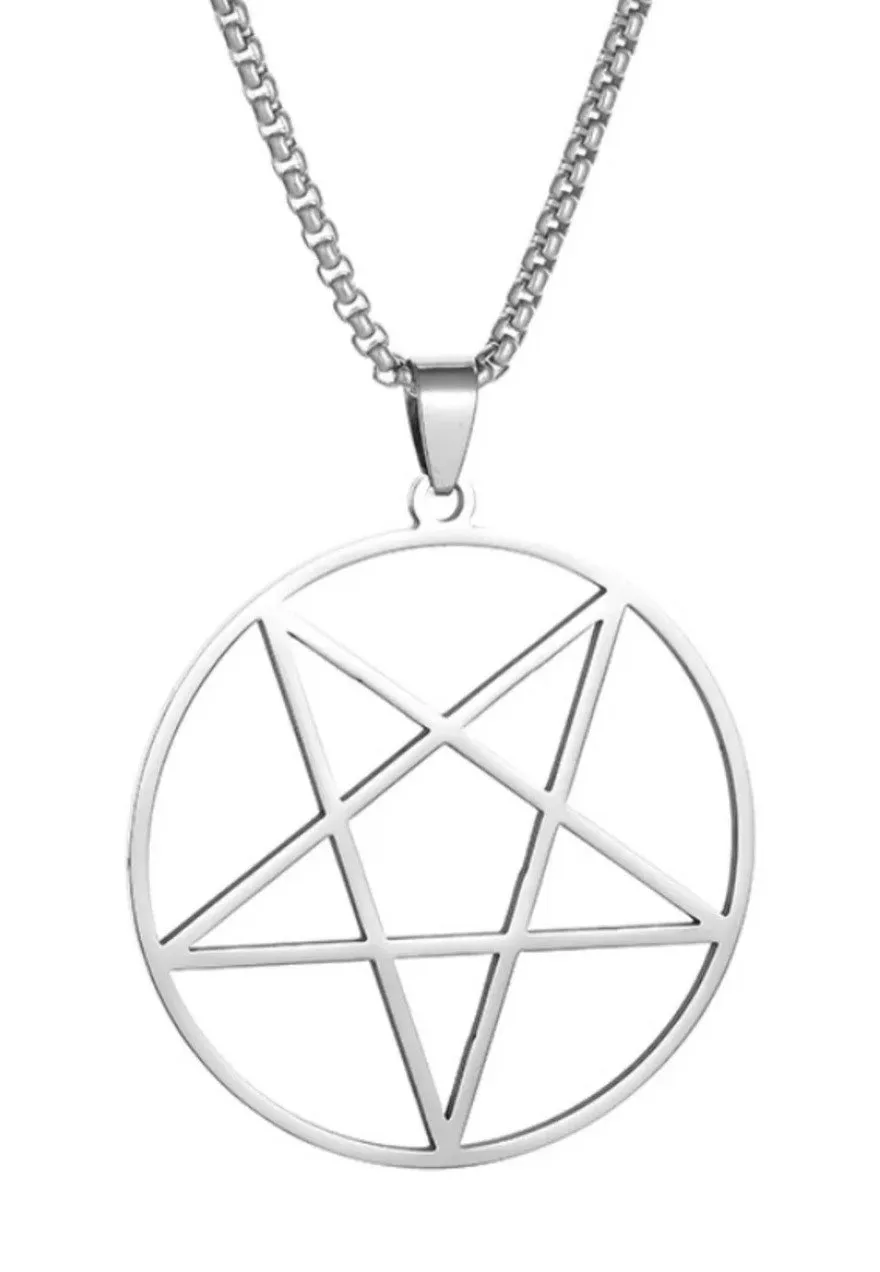 Easure - Classic Pentagram Silver - Necklace