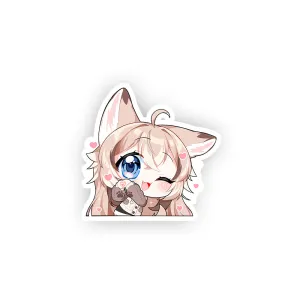 Effinfox Hearts Sticker