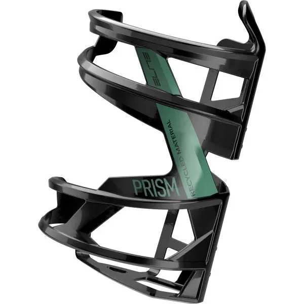 Elite Prism Left Recycled Material Bottle Cage (Green Graphic)