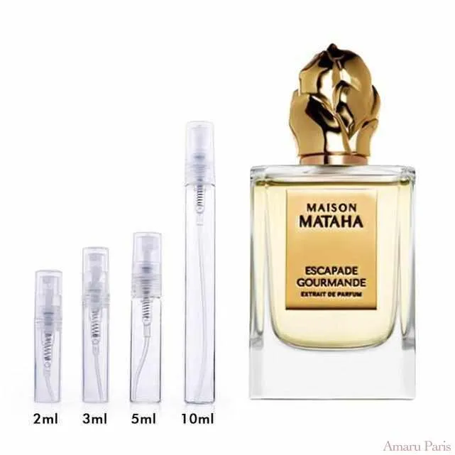 Escapade Gourmande Maison Mataha for women and men Decant Samples
