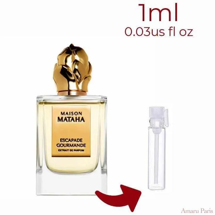 Escapade Gourmande Maison Mataha for women and men Decant Samples