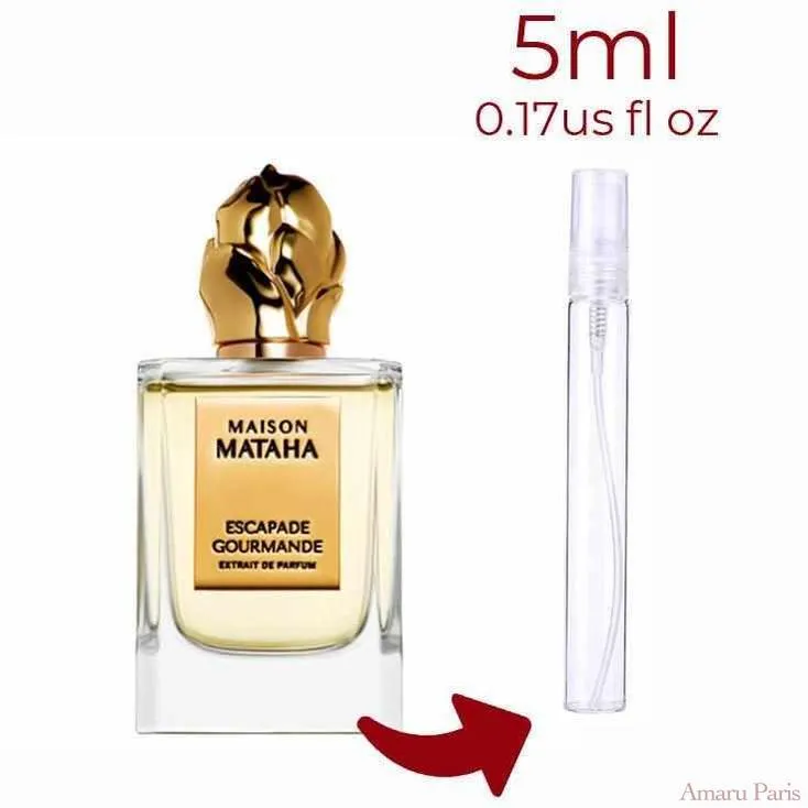Escapade Gourmande Maison Mataha for women and men Decant Samples