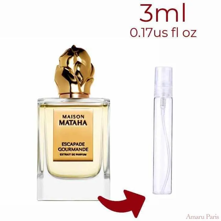 Escapade Gourmande Maison Mataha for women and men Decant Samples