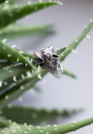etNox - Wolf Silver - Ring