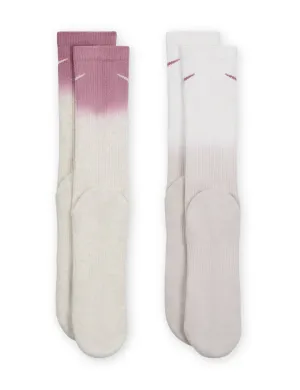 Everyday Plus Cushioned Crew Socks (2 Pairs) - Multi-Colour