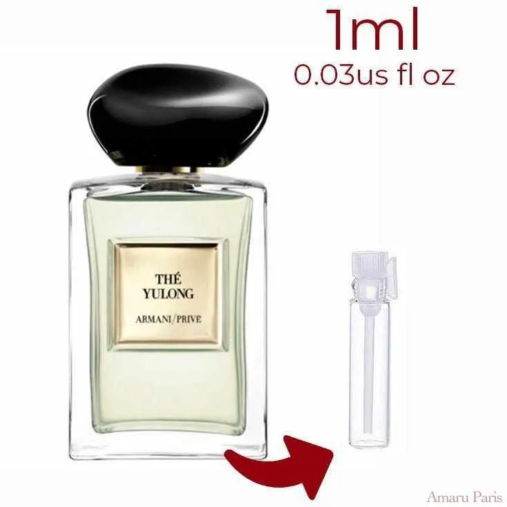 Giorgio Armani Yulong Tea for women and men Decant Samples