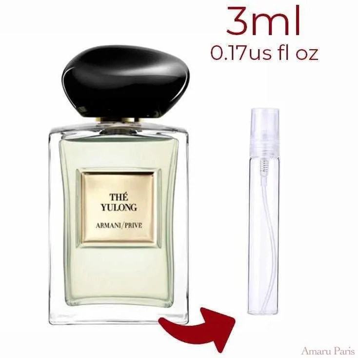 Giorgio Armani Yulong Tea for women and men Decant Samples