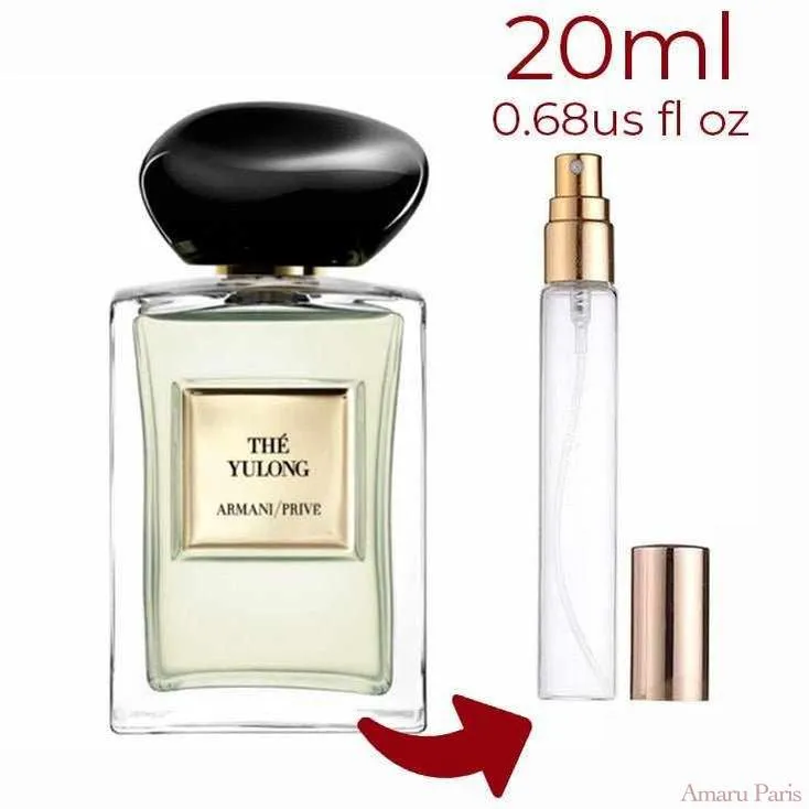 Giorgio Armani Yulong Tea for women and men Decant Samples