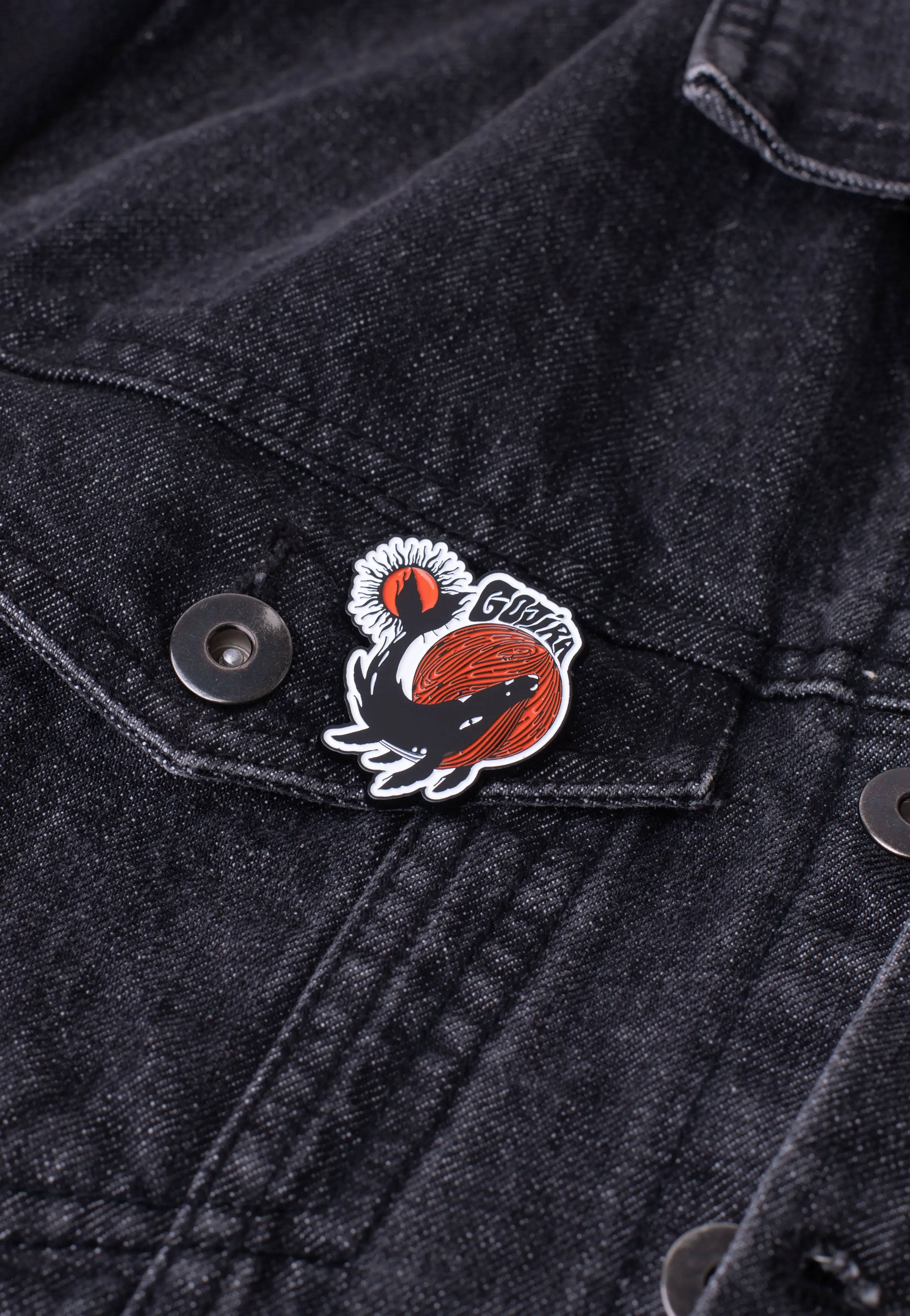 Gojira - Whale - Pin