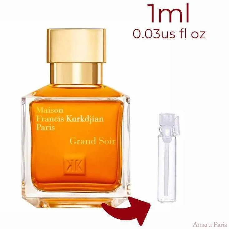 Grand Soir Maison Francis Kurkdjian for women and men Decant Fragrance Samples