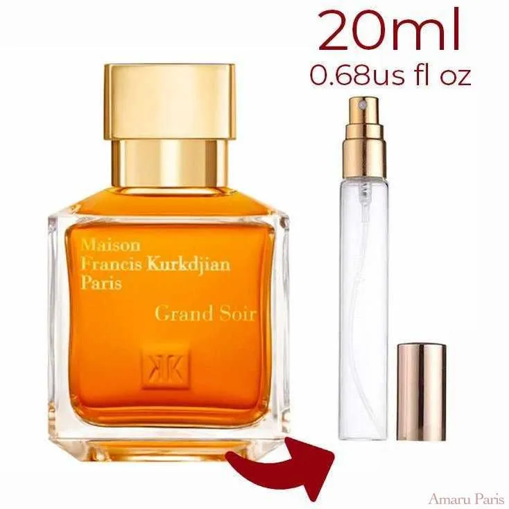 Grand Soir Maison Francis Kurkdjian for women and men Decant Fragrance Samples
