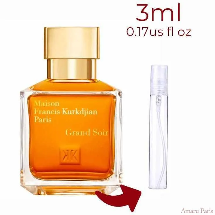 Grand Soir Maison Francis Kurkdjian for women and men Decant Fragrance Samples