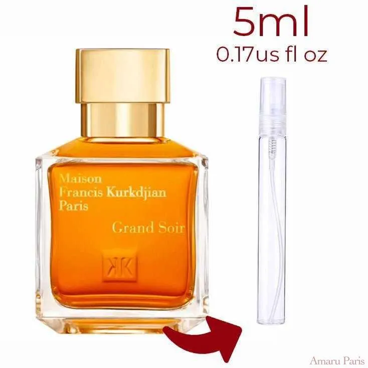 Grand Soir Maison Francis Kurkdjian for women and men Decant Fragrance Samples